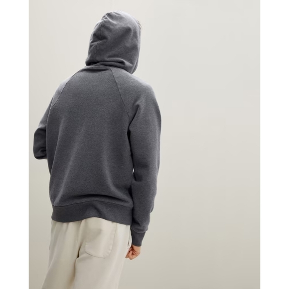 Everlane Hoodie Mens Grey The Track Sweatshirt Pullover Uniform Heathered - Picture 2 of 12